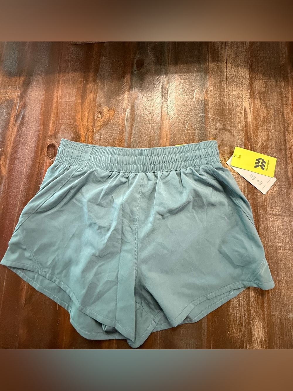 all in motion Women’s Size S Recycled Polyester 3” Run Shorts Jade Green NWT